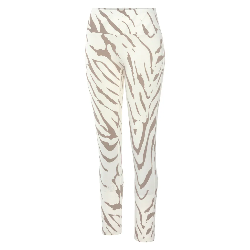 LASCANA Leggings mit Zebramuster und breitem Bund Loungewear Kostenlose Rückgabe