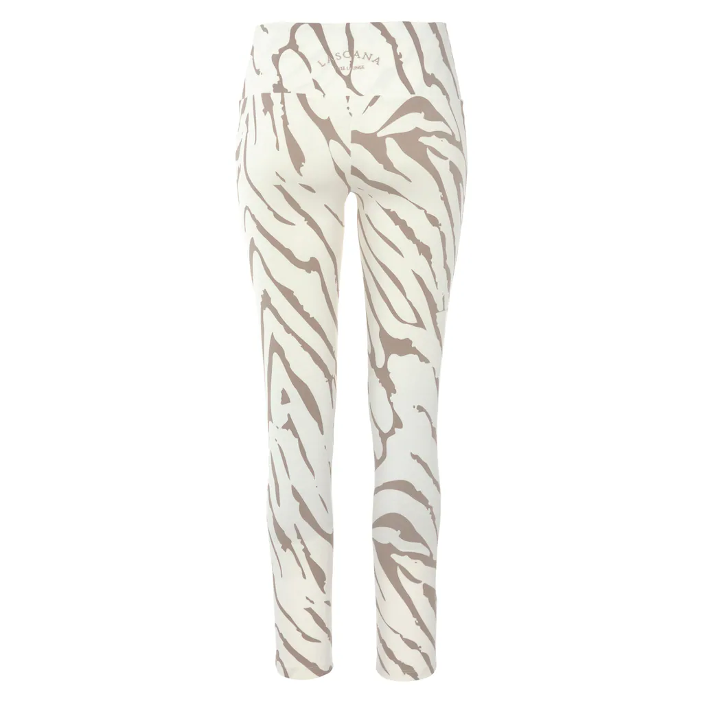 LASCANA Leggings mit Zebramuster und breitem Bund Loungewear Kostenlose Rückgabe
