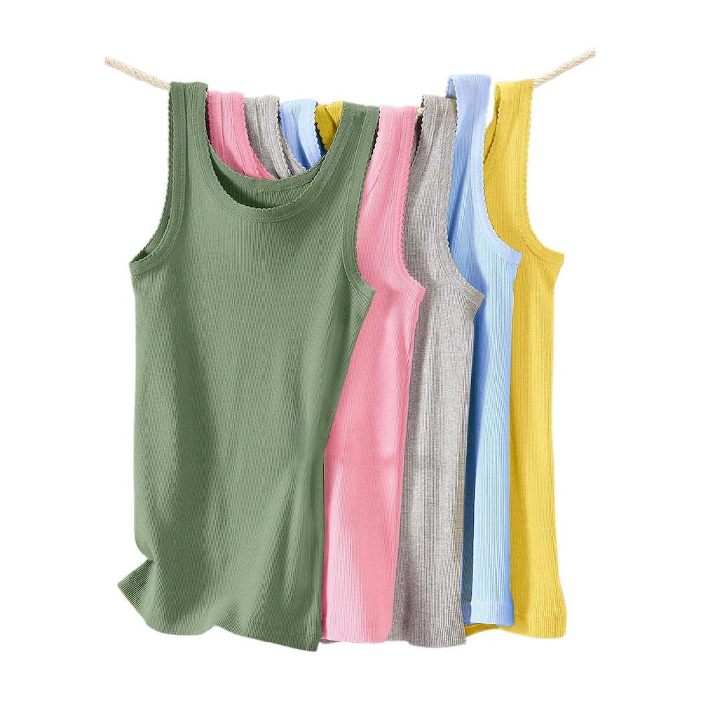 petite fleur Unterhemd (5er-Pack) aus weicher Doppelripp-Qualität Tanktop Unterziehshirt kaufen Neueste Stile