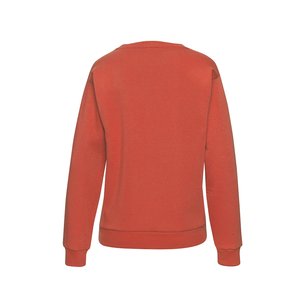 LASCANA Sweatshirt Loungehirt mit Herz-Leo-Druck Loungewear Letzte 2 Tage