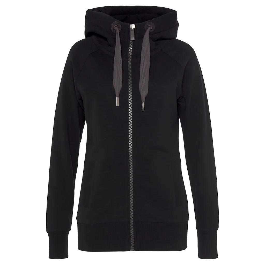 Elbsand Kapuzensweatjacke »Kria« mit Logodruck hinten lässige Freizeitjacke mit Taschen Vierteljährliche Förderung