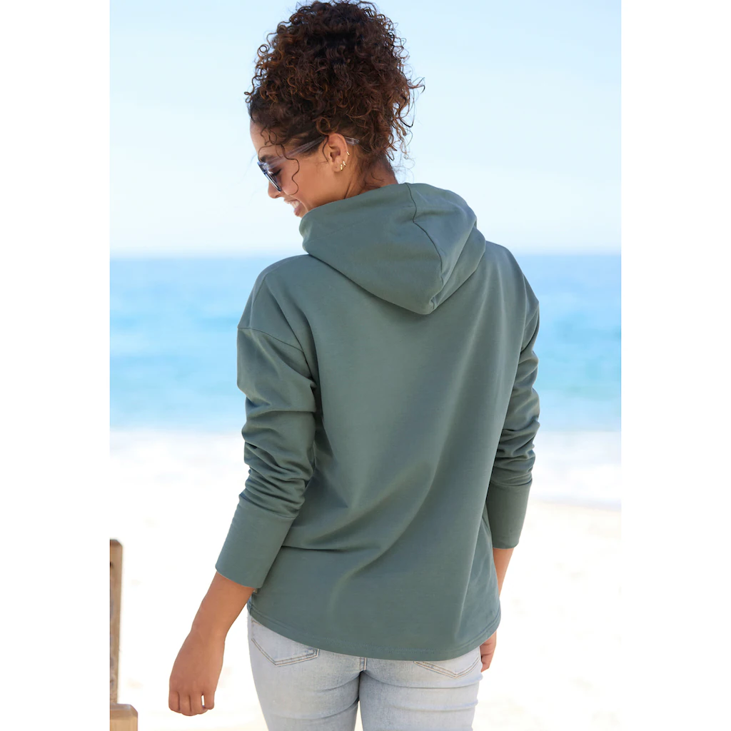 Elbsand Kapuzensweatshirt »Darisa« mit Logodruck vorne Hoodie sportlich-casual Nur noch ein Tag übrig