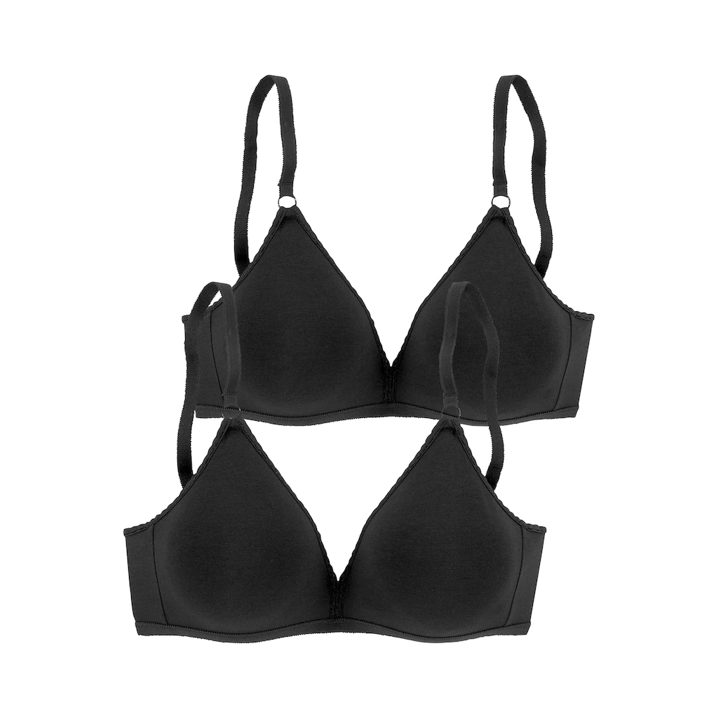petite fleur Soft-BH (Packung 2 Stück) ohne Bügel im Triangel Schnitt online kaufen Limitierter Zeitrabatt