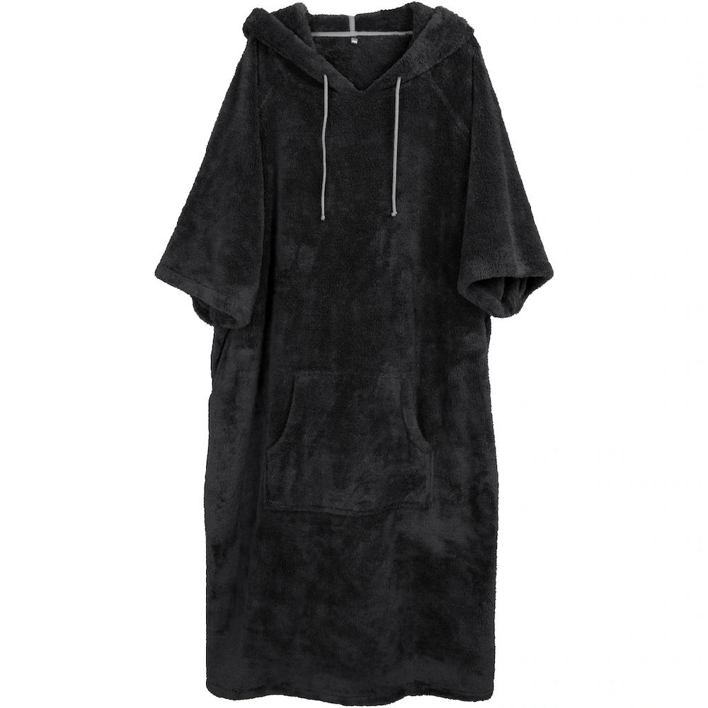my home Badeponcho »Lillou ideal für Sauna Spa & im Urlaub« (1 St.) weich und kuschelig Fleece Unisex für Damen und Herren Surfponcho Osterangebot