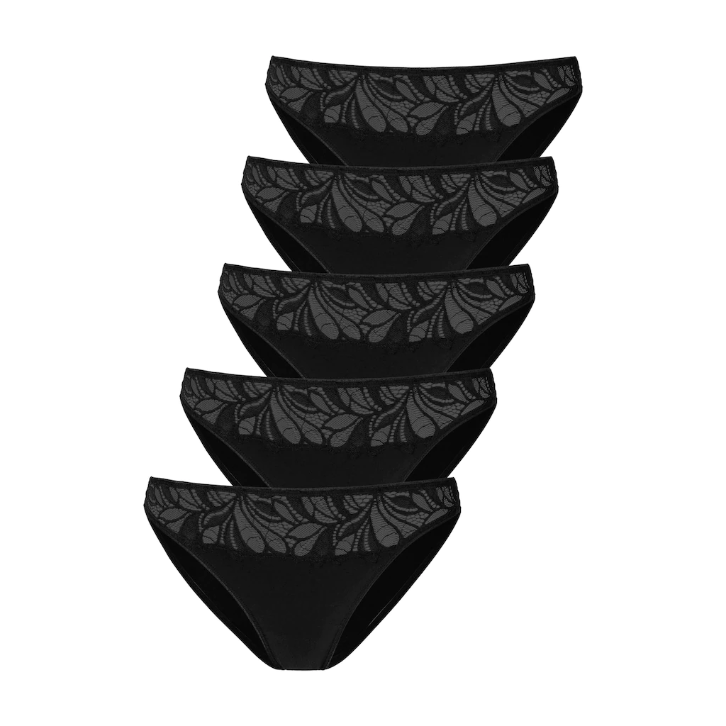 Vivance Bikinislip (5er-Pack) aus elastischer Baumwoll-Qualität kaufen