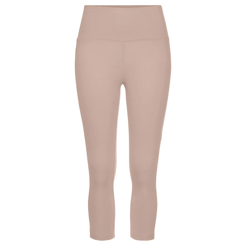 LASCANA Caprileggings mit breitem weichem Bündchen Loungewear JETZT KAUFEN