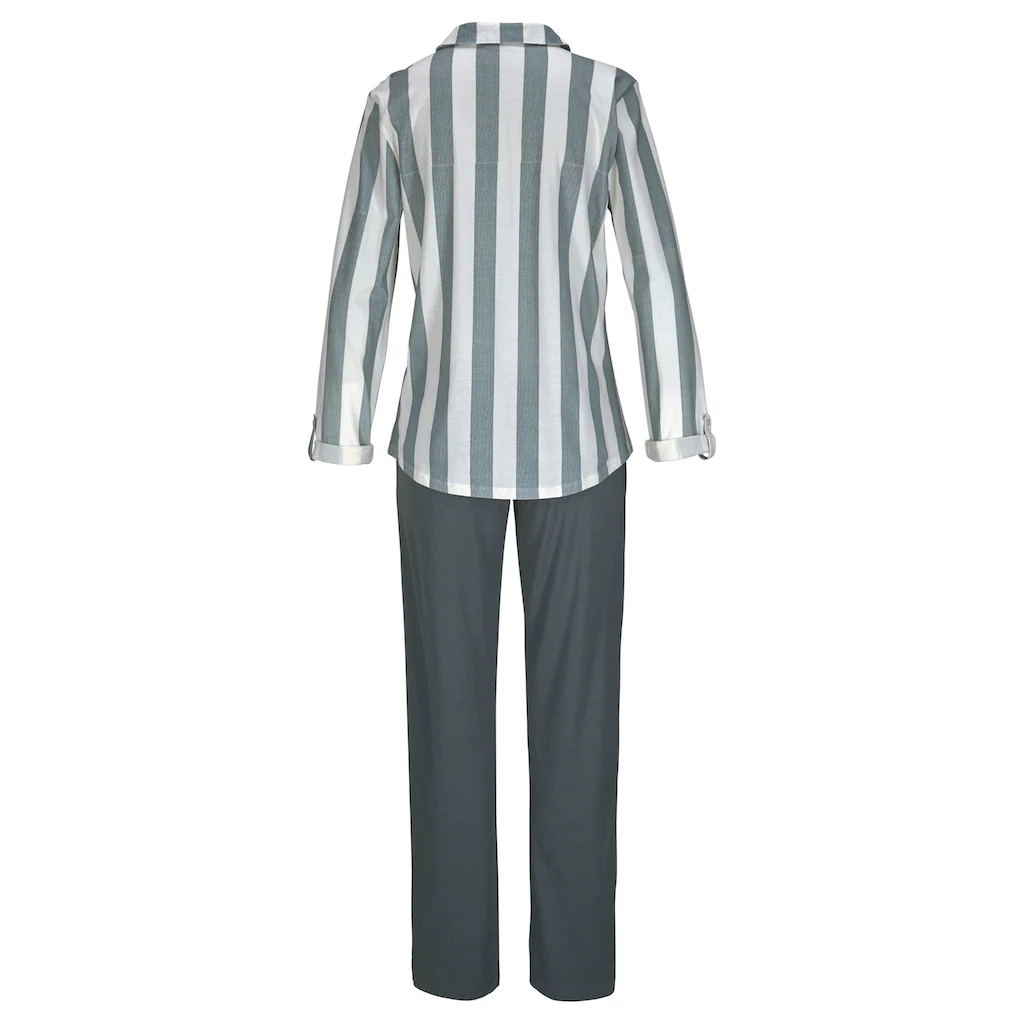 Vivance Dreams Pyjama (2 tlg.) im Hemdblusenlook kaufen Sonderangebot der Fabrik