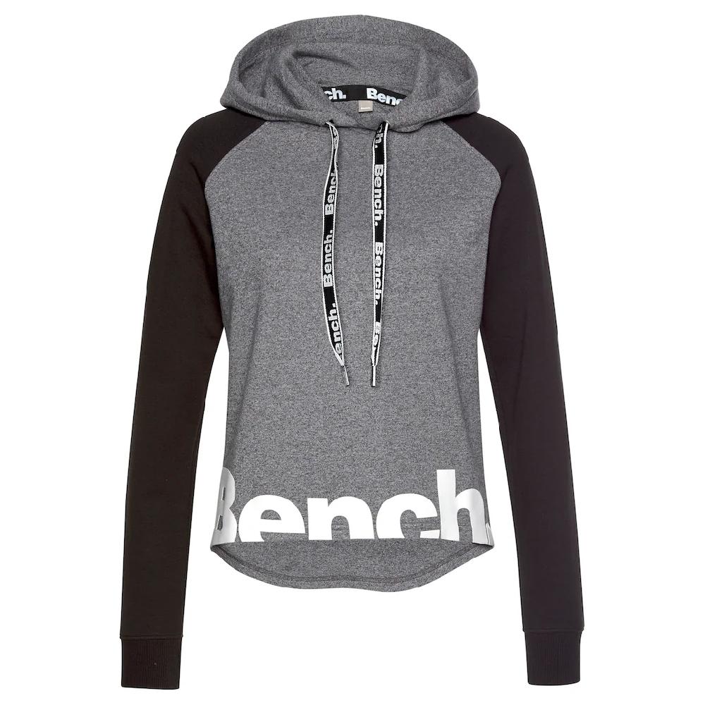 Bench. Loungewear Kapuzensweatshirt mit farblich abgesetzten Ärmeln und Logodruck Loungeanzug Hoodie Riesige Rabatte