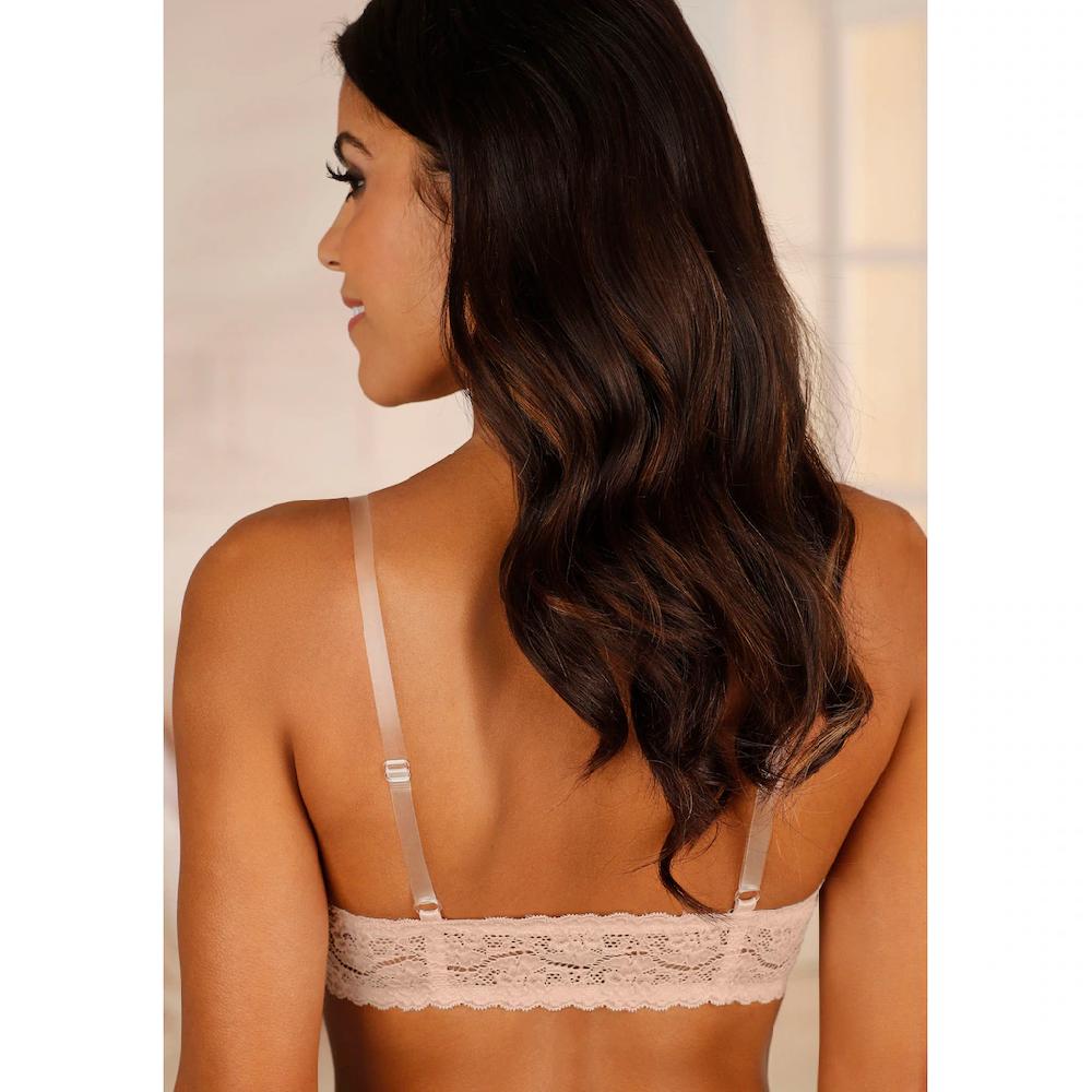 LASCANA Push-up-BH mit Vorderverschluss und transparenten Trägern ▷ für im Angebot