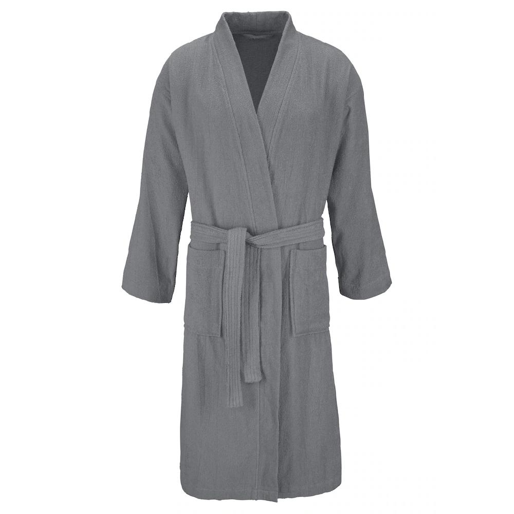 my home Unisex-Bademantel »Travel ideal für Sauna & Spa Hotelbademantel Morgenmantel« (1 St.) für Damen & Herren leichte Qualität langer Bademantel S-3XL Fabrik Onlineshop