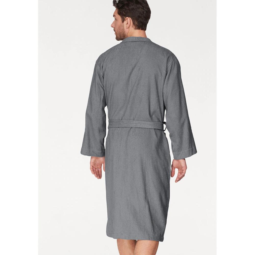 my home Unisex-Bademantel »Travel ideal für Sauna & Spa Hotelbademantel Morgenmantel« (1 St.) für Damen & Herren leichte Qualität langer Bademantel S-3XL Fabrik Onlineshop