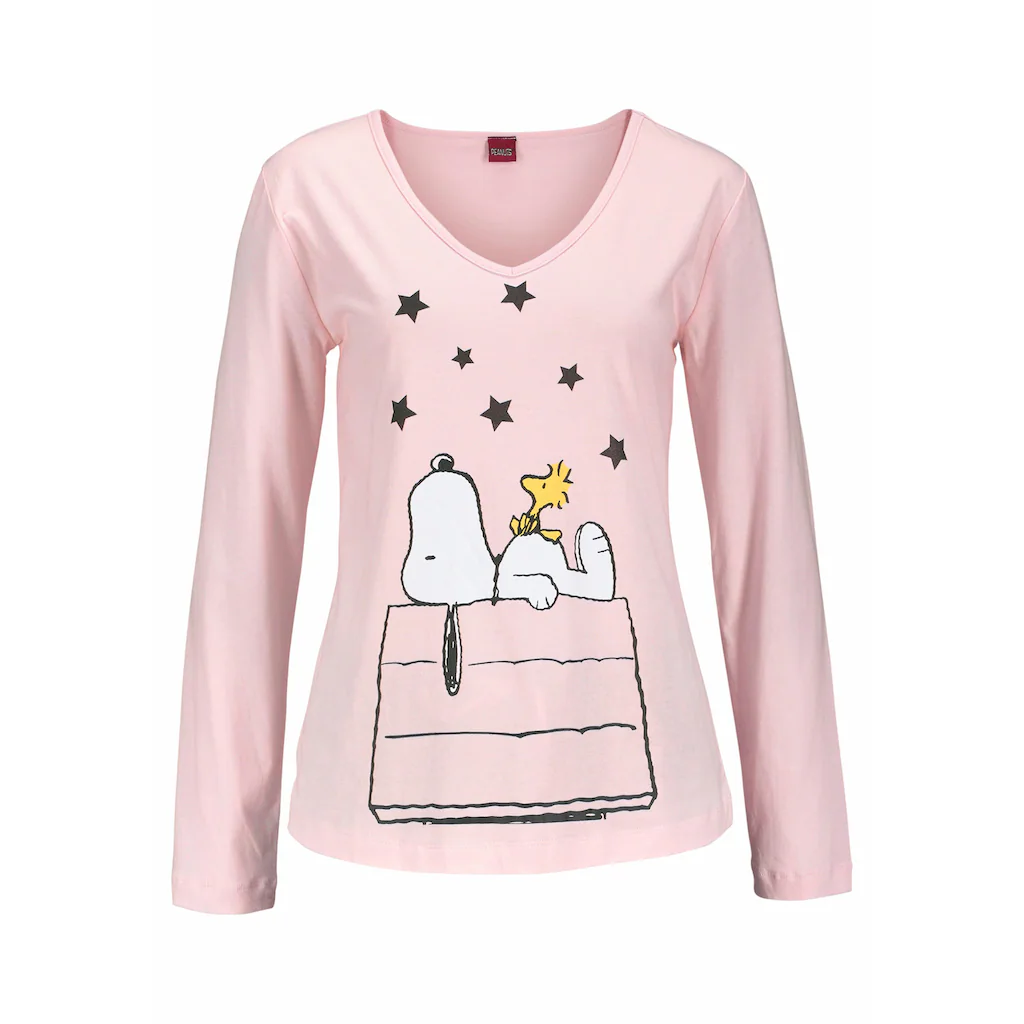 Peanuts Pyjama mit V-Ausschnitt online kaufen Preisnachlass