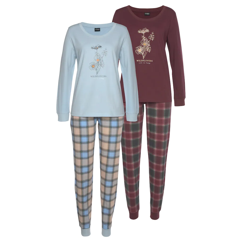 Vivance Dreams Pyjama (4 tlg. 2 Stück) online kaufen Valentinstagsangebot
