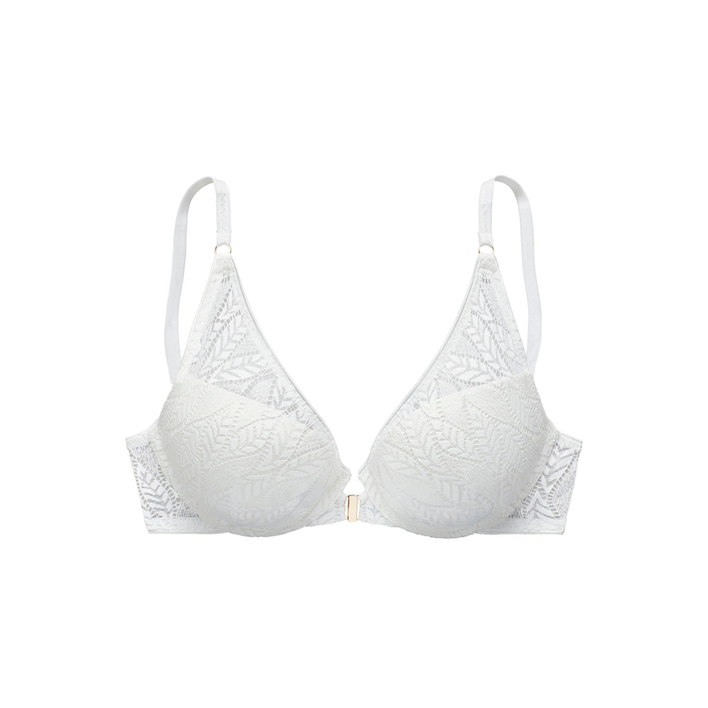 Vivance Push-up-BH aus Spitze in hübscher Blätterform High-Apex-BH Dessous online bestellen Blitzangebot