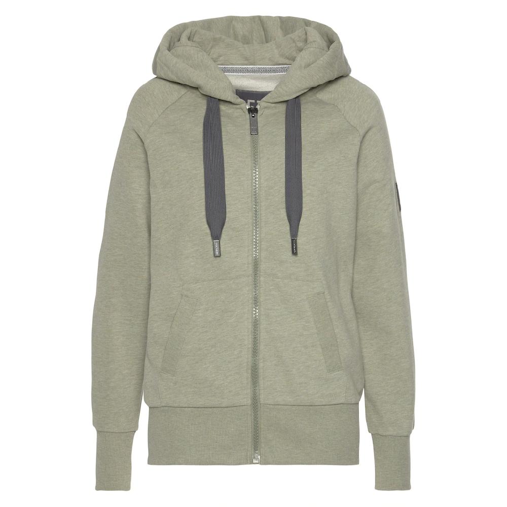 Elbsand Kapuzensweatjacke »Kelina« mit Logostickerei auf der Kapuze bequeme Freizeitjacke mit Taschen Vierteljährliche Förderung