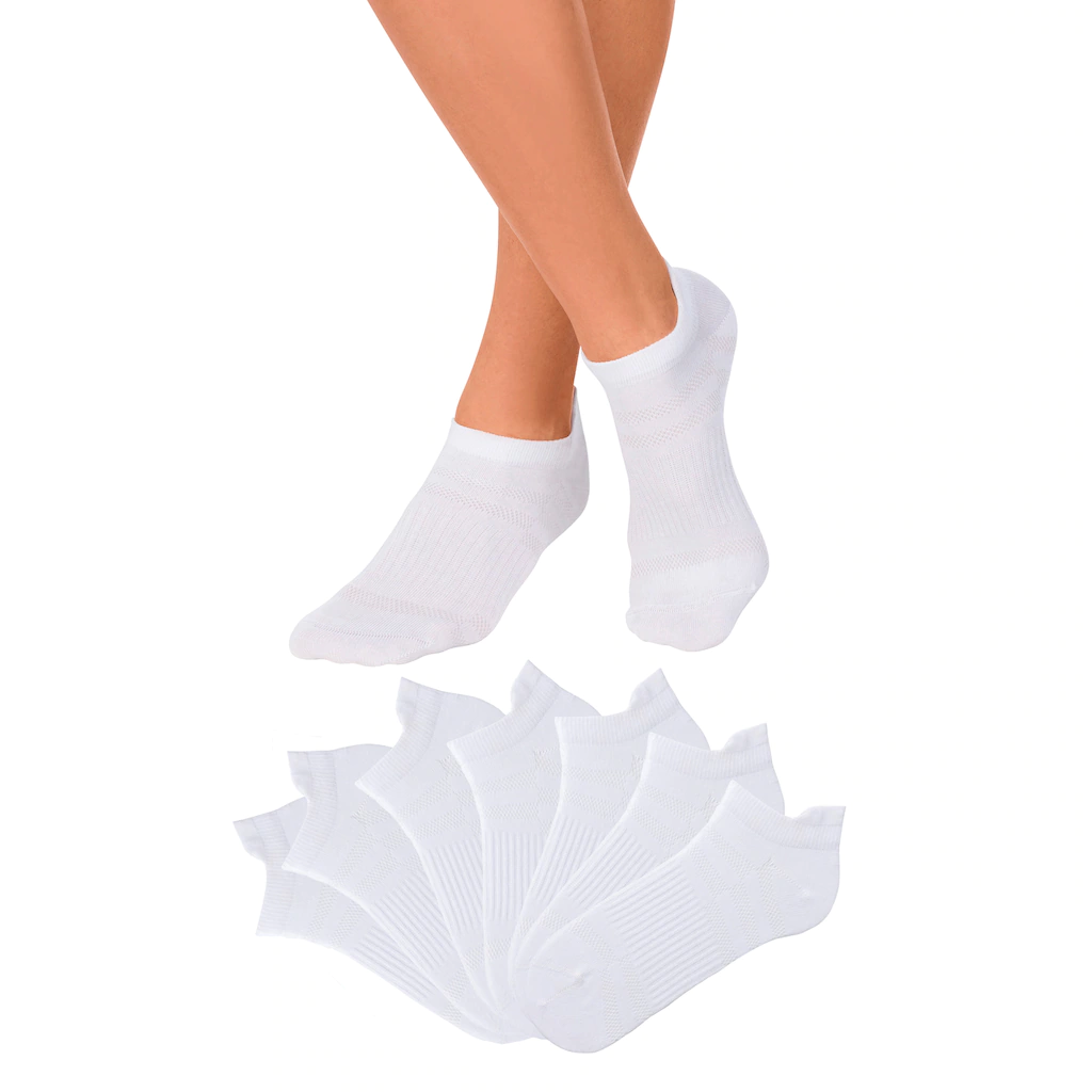 LASCANA ACTIVE Sneakersocken (Packung 7 Paar) in Piqué-Optik kaufen Discount Store für neue Produkte