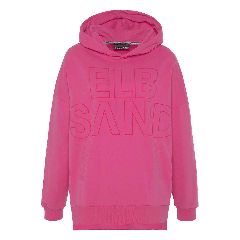 Elbsand Kapuzensweatshirt »Lioba« im Oversize-Fit Hoodie mit Tasche und Logodruck vorne Nur noch ein Tag übrig
