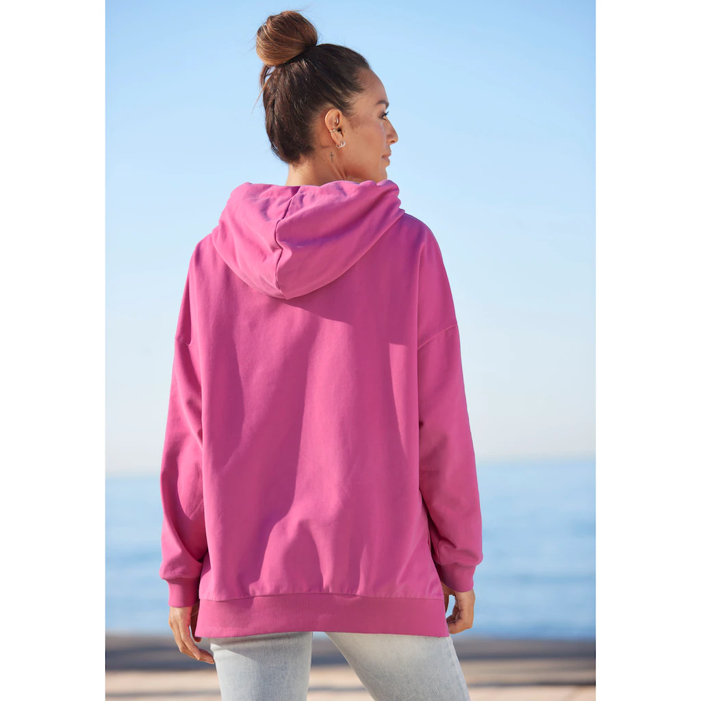 Elbsand Kapuzensweatshirt »Lioba« im Oversize-Fit Hoodie mit Tasche und Logodruck vorne Nur noch ein Tag übrig