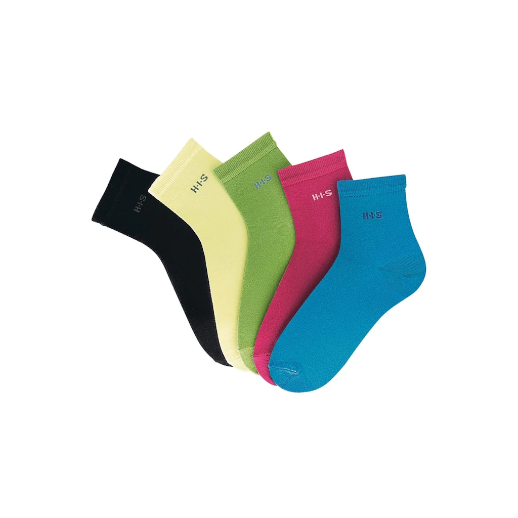 H.I.S Kurzsocken (Packung 5 Paar) mit Bündchen über dem Knöchel Super Rabatt