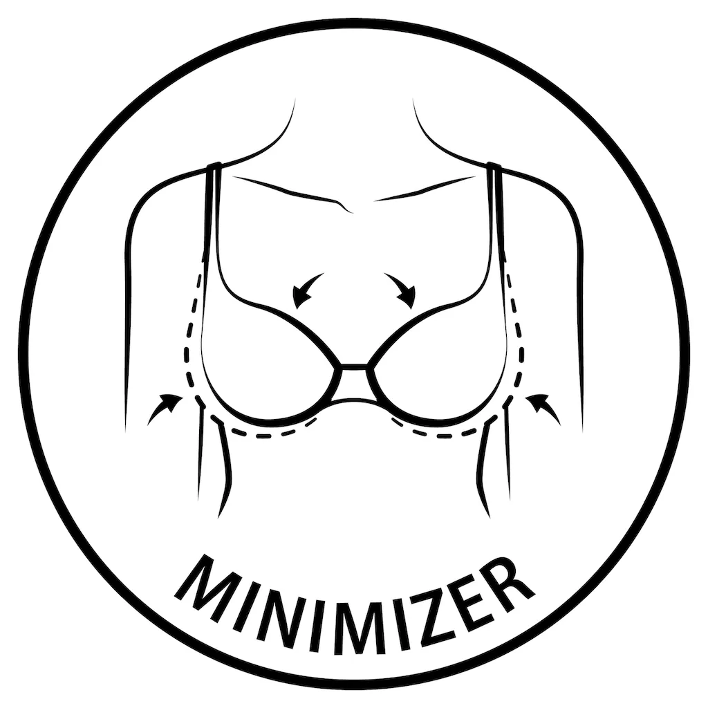 Susa Minimizer-BH dezente Spitze seitlich am Cup setzt modische Akzent online bestellen 50% Rabatt mit kostenlosem Versand