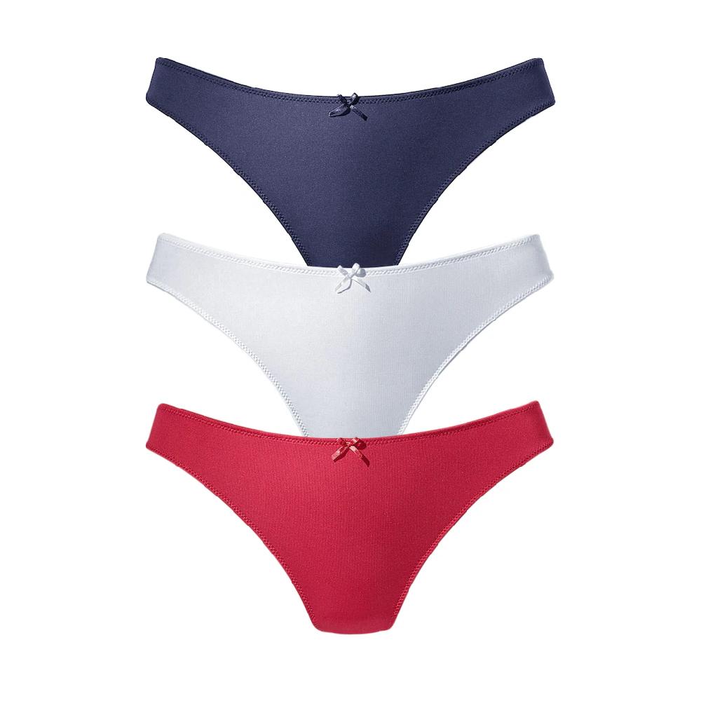 petite fleur String (3 St.) hinten komplett aus zarter Jacquardspitze online bestellen 50% Rabatt für begrenzte Zeit