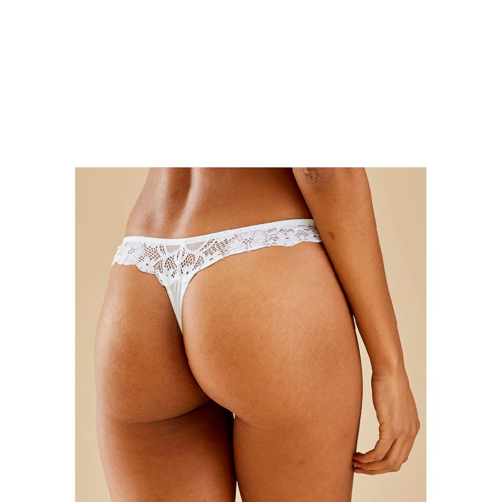 petite fleur String (3 St.) hinten komplett aus zarter Jacquardspitze online bestellen 50% Rabatt für begrenzte Zeit