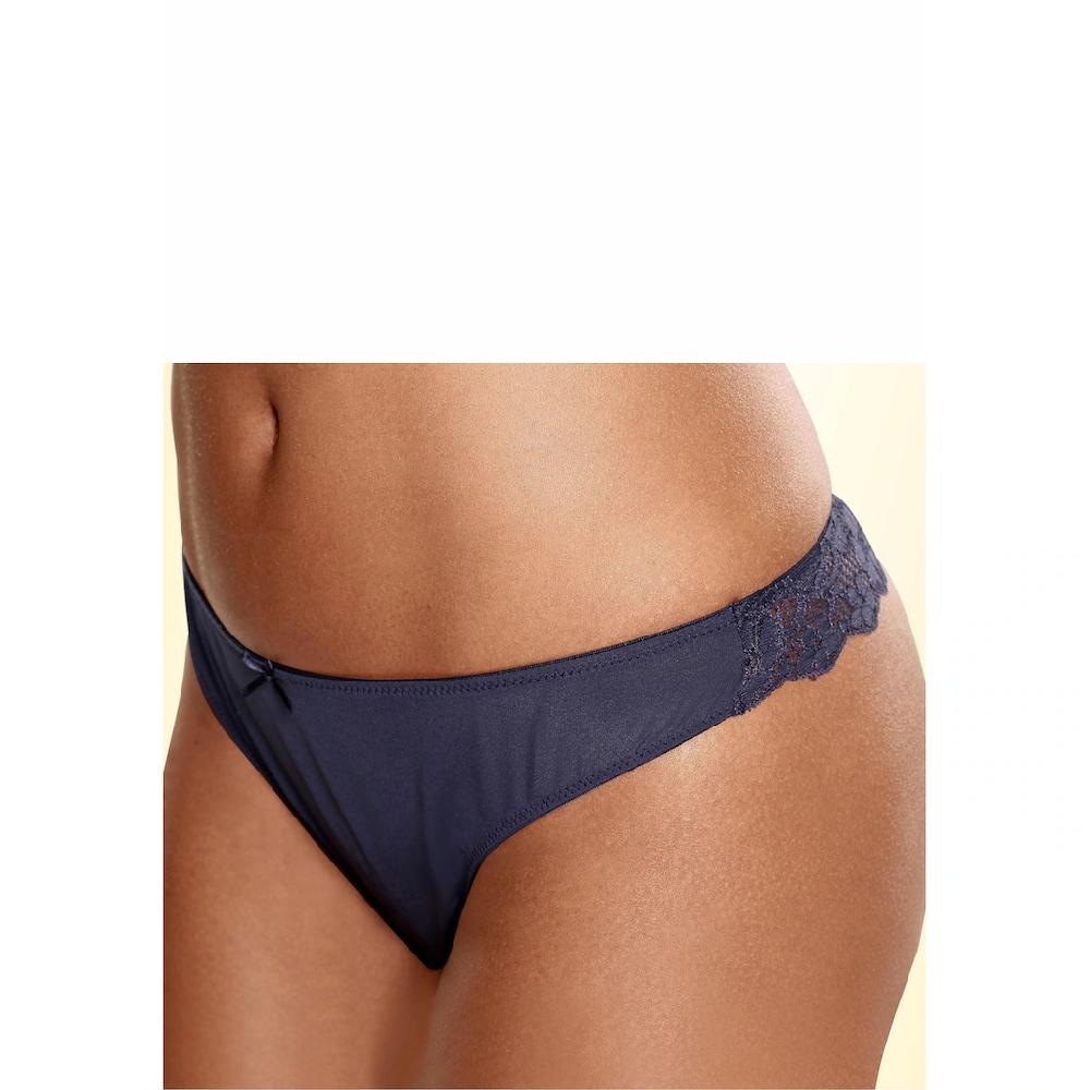 petite fleur String (3 St.) hinten komplett aus zarter Jacquardspitze online bestellen 50% Rabatt für begrenzte Zeit