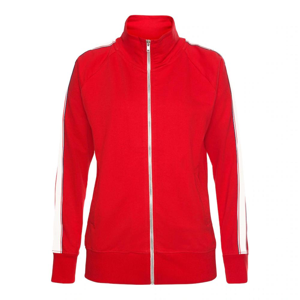 H.I.S Sweatjacke mit gestreiftem Tape an den Ärmeln Loungewear Loungeanzug Angebote