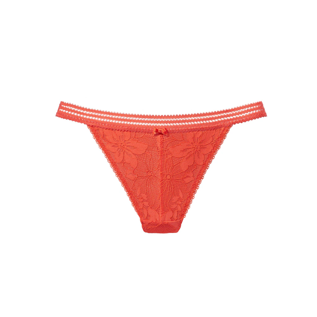 LASCANA Tanga aus floraler Jacquardspitze ▷ für Bestseller