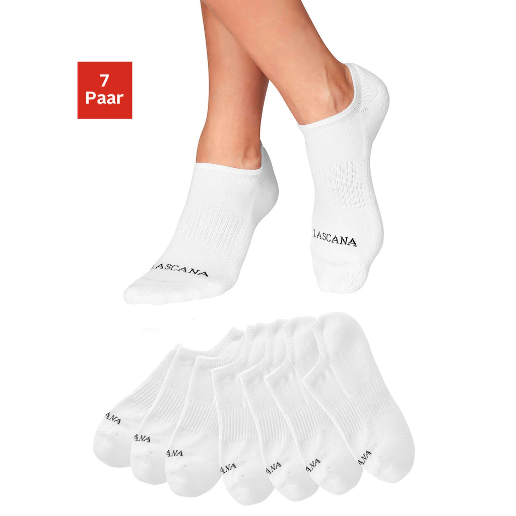 LASCANA ACTIVE Sneakersocken (Packung 7 Paar) mit Fußfrottee online bestellen Kostenlose Rückgabe