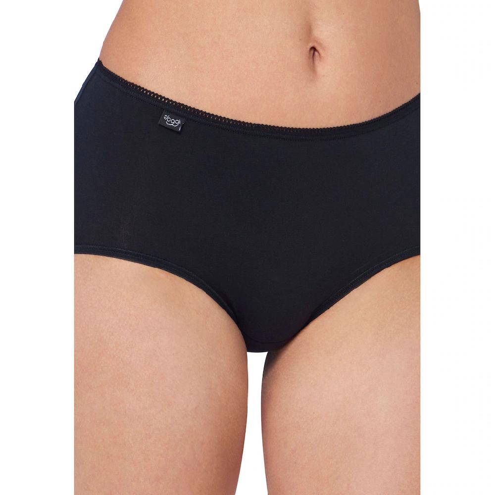 sloggi Midislip »24/7 Cotton Midi C3P« (3er Pack) mit elastischer Mäusezähnchenkante ▷ für Bis zu 55% Rabatt