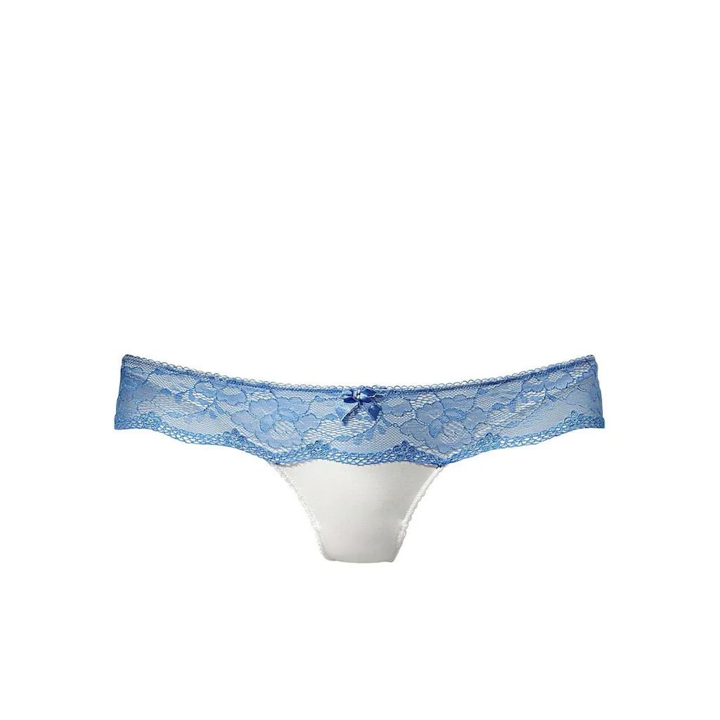 LASCANA String mit breitem Bund aus blumiger Spitze Dessous bestellen Super Rabatt