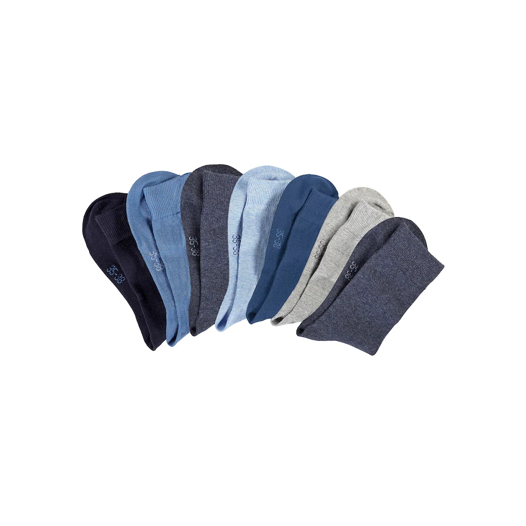 Lavana Basicsocken (Packung 7 Paar) mit druckfreiem Bündchen online kaufen 50% Rabatt mit kostenlosem Versand
