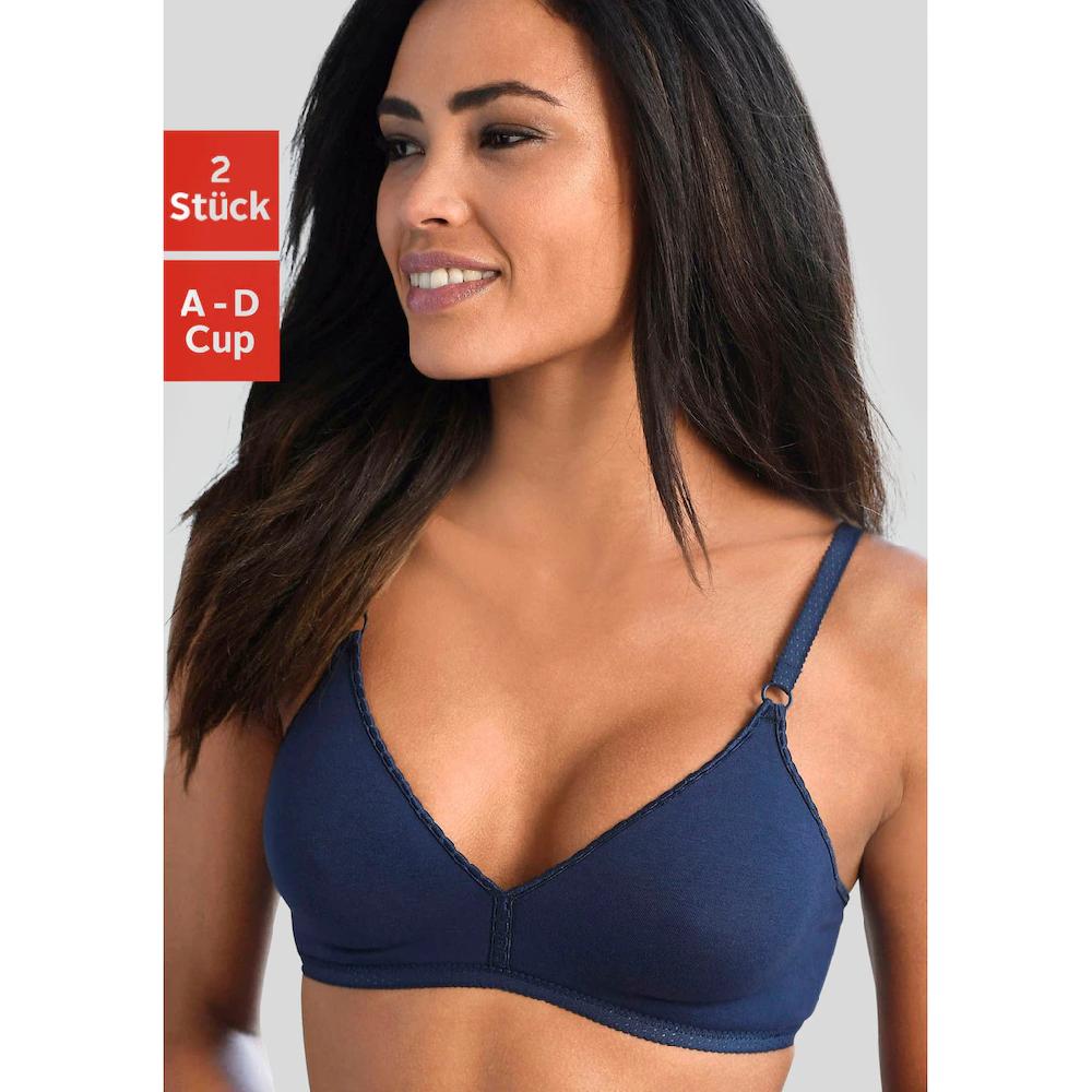 petite fleur Bralette-BH ohne Bügel aus angenehm weicher Baumwollqualität Basic online bestellen