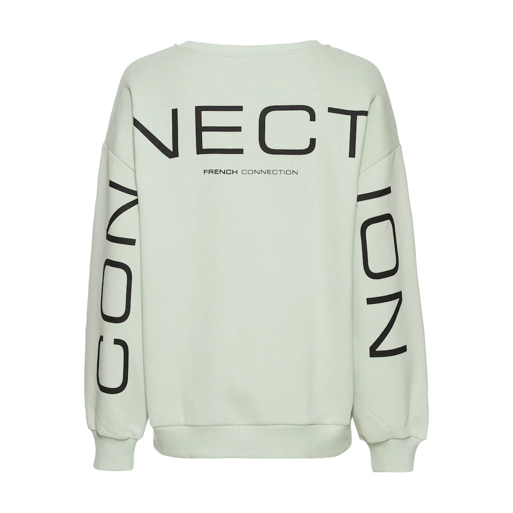 French Connection Sweatshirt mit großem Logodruck auf dem Rücken Schlussverkauf
