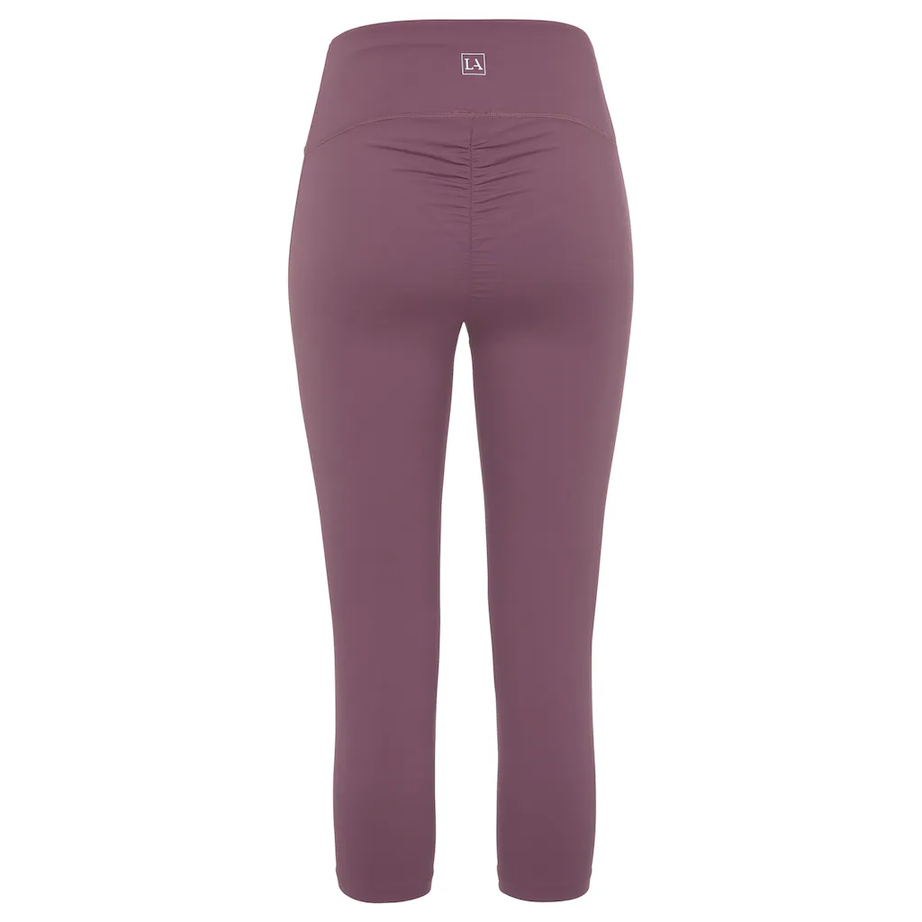 LASCANA ACTIVE Caprileggings mit kleiner Raffung Loungewear Weihnachtsangebot