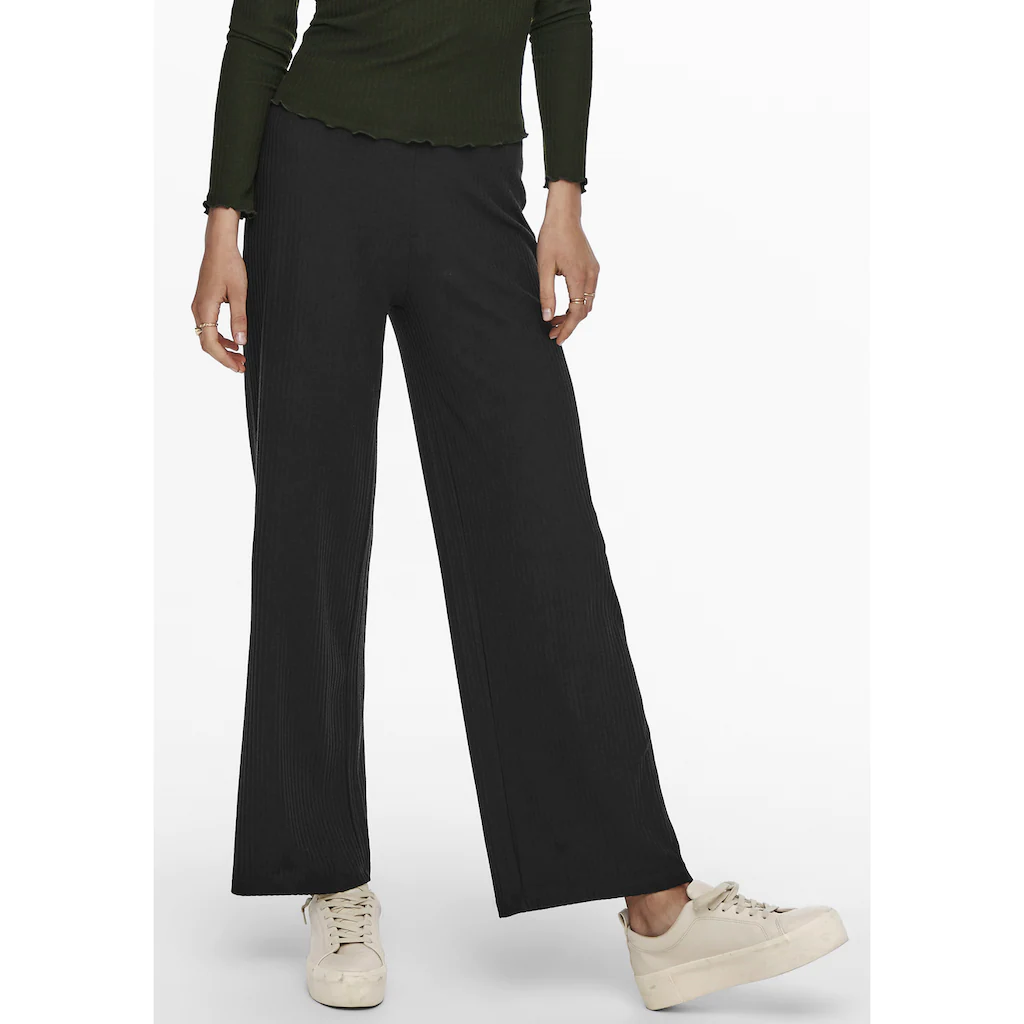 ONLY Jerseyhose »ONLEMMA WIDE PANT NOOS JRS« mit elastischem Bündchen Top Angebot