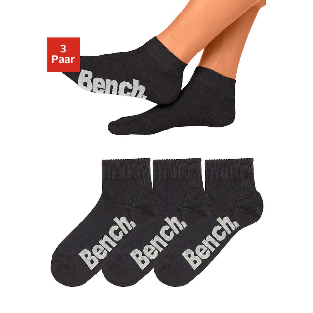 Bench. Kurzsocken (Packung 3 Paar) mit bequemen Rippbündchen kaufen Bis zu 50% Rabatt