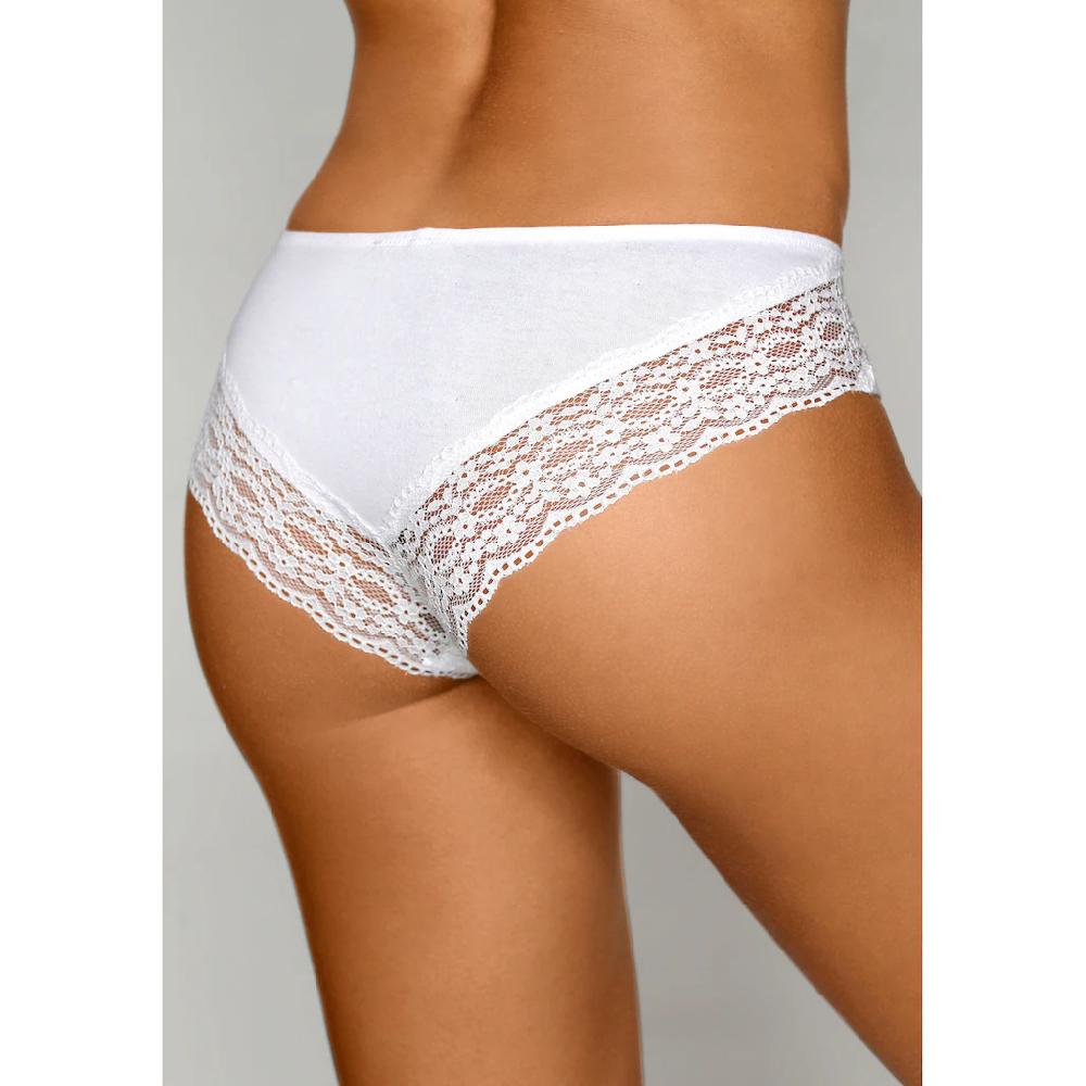 Vivance Brasilslip (3er-Pack) aus elastischer Baumwolle mit floraler Spitze ▷ für Auslauf