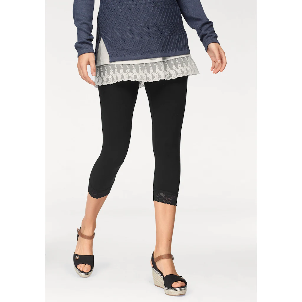 Boysen's Leggings (Packung 2er-Pack) mit Spitze Verkauf