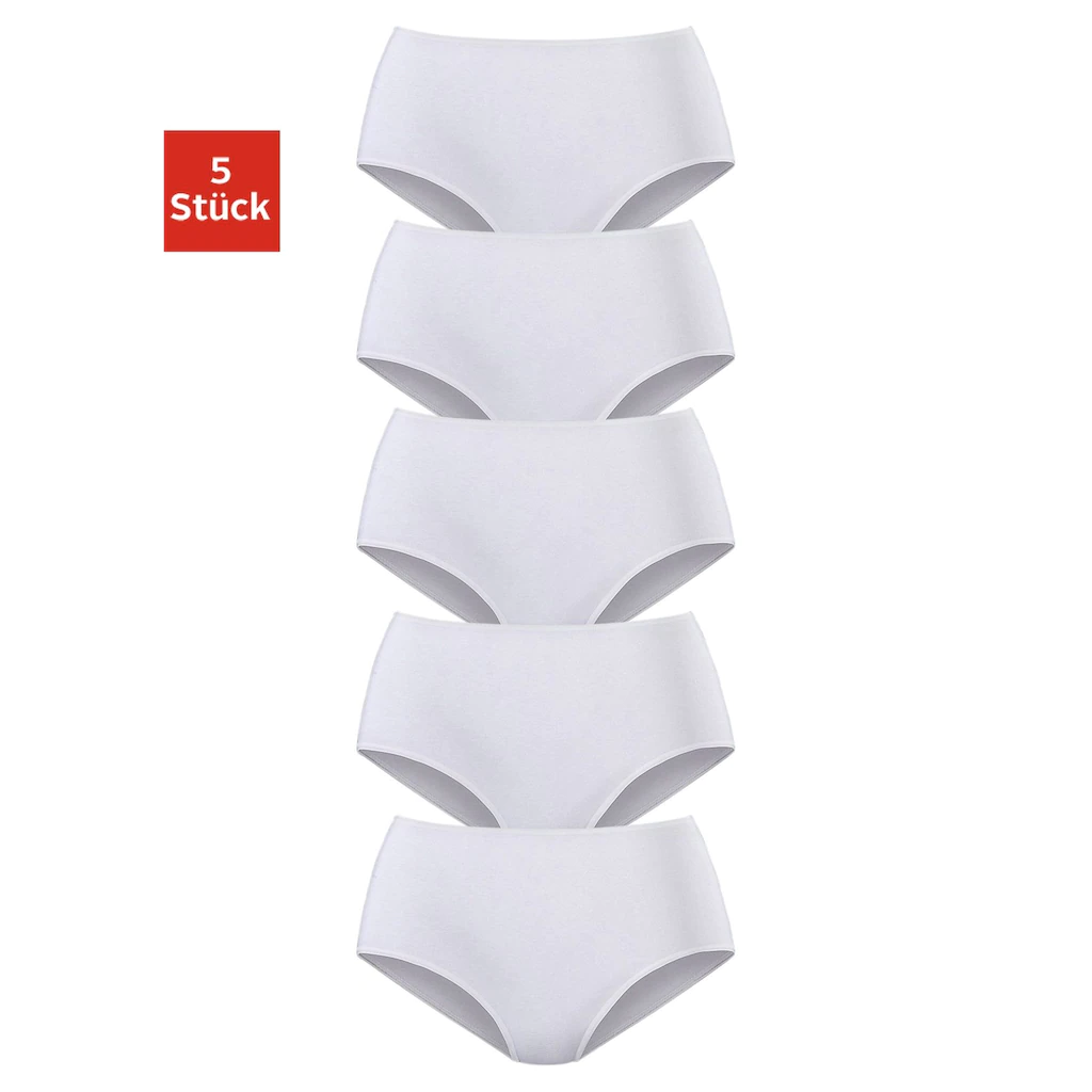 petite fleur Taillenslip (5er-Pack) aus elastischer Baumwoll-Qualität online bestellen Schlussverkauf