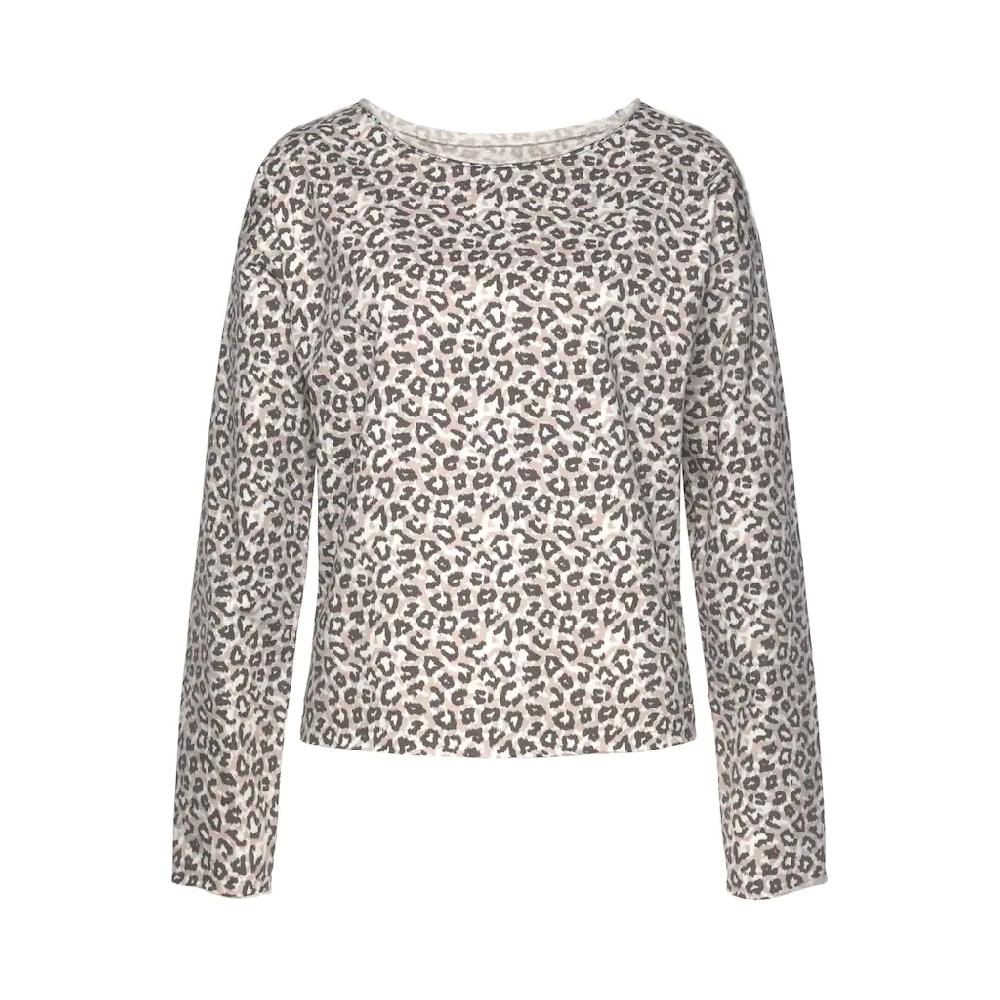 LASCANA Sweatshirt Langarmshirt in locker sitzendem Schnitt Loungewear Fabrikverkauf