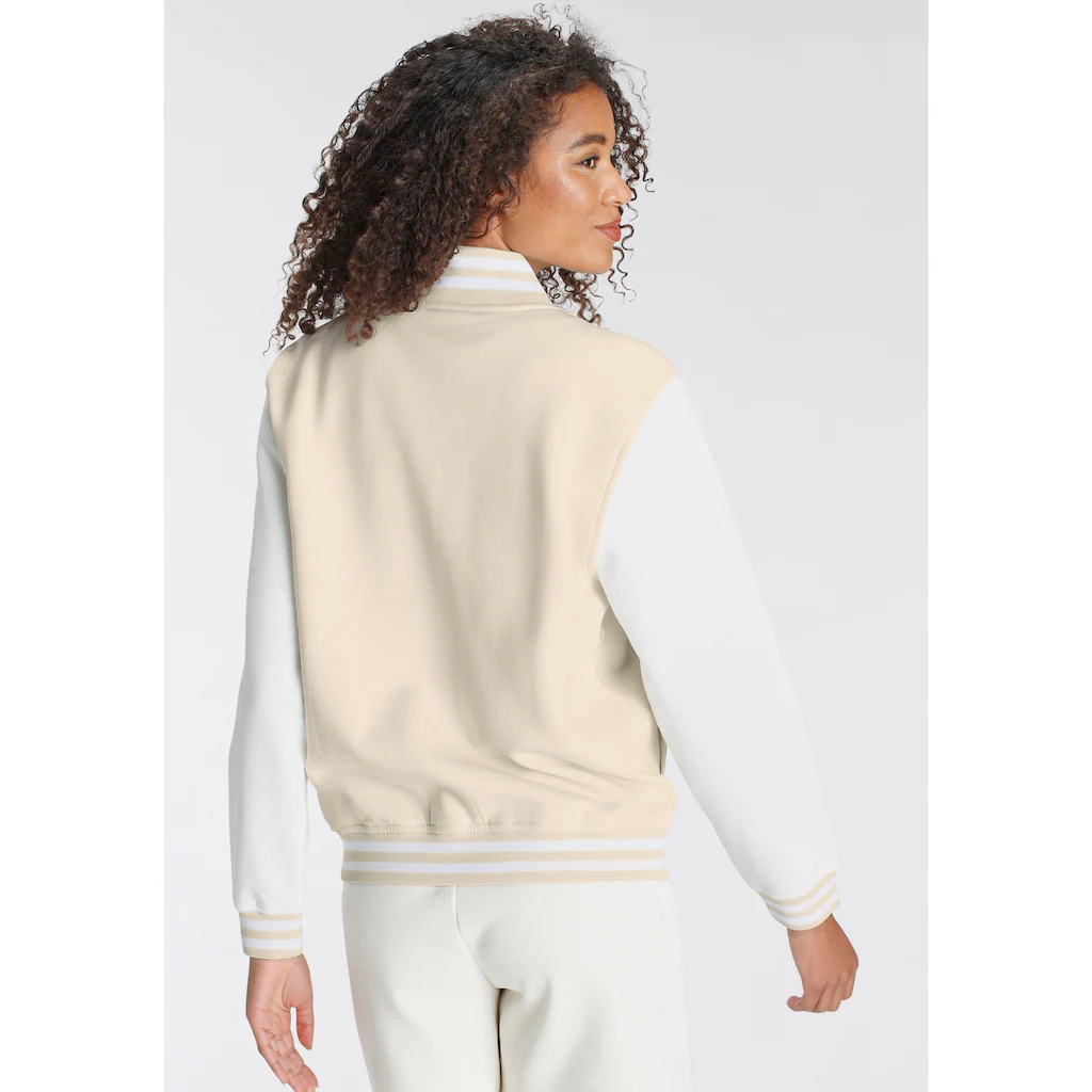 LSCN by LASCANA Sweatjacke im College Stil Loungeanzug Blitzverkäufe