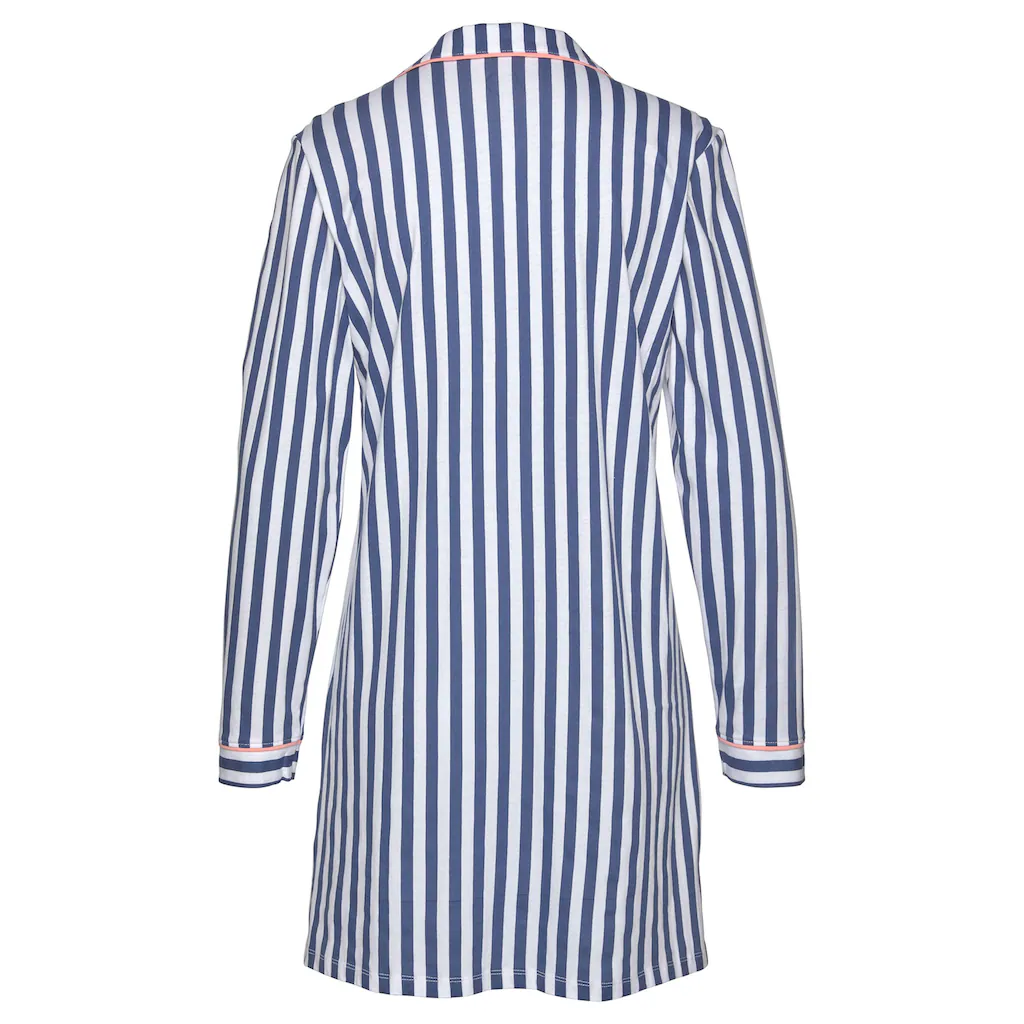 H.I.S Nachthemd in klassischem Schnitt mit Streifenmuster bestellen Flash Sale
