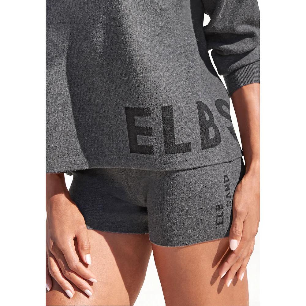 Elbsand Strickhose aus hochwertigem Strick mit Logostickerei Loungewear Exklusivangebot