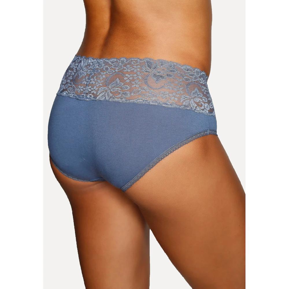 Vivance Slip (3er-Pack) aus elastischer Baumwolle mit floraler Spitze ▷ für Neueste Mode