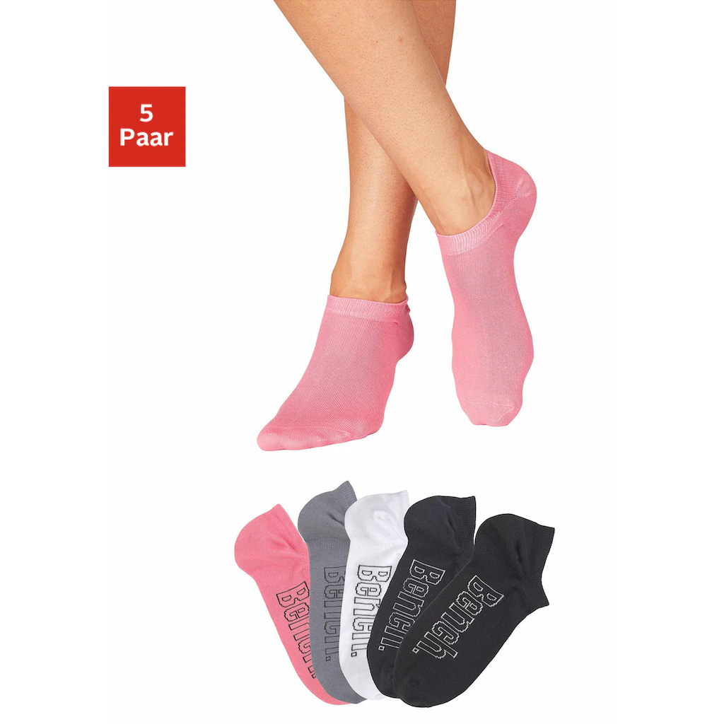 Bench. Sneakersocken (Packung 5 Paar) für modische Sneaker-Schuhe ▷ für