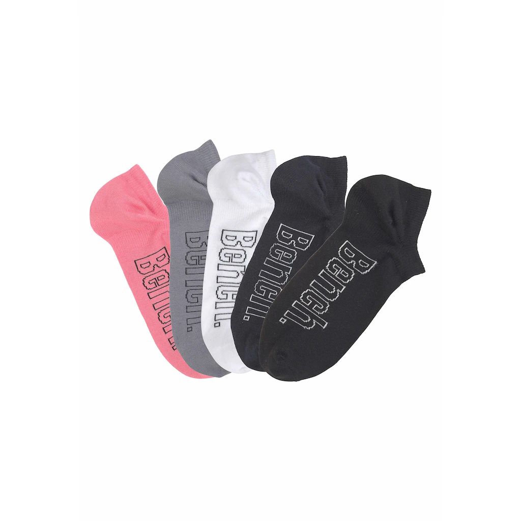 Bench. Sneakersocken (Packung 5 Paar) für modische Sneaker-Schuhe ▷ für Zeitlich begrenztes Angebot
