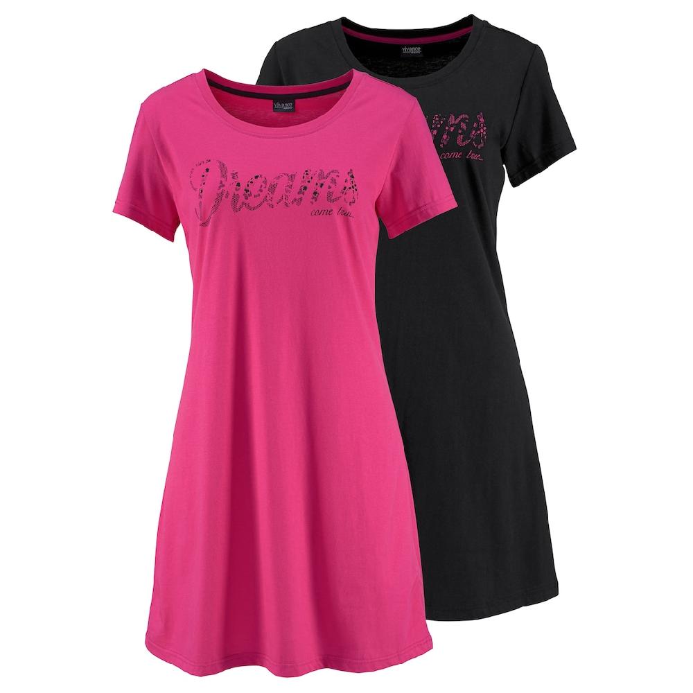 Vivance Dreams Sleepshirt (2er-Pack) mit Print in Spitzenoptik kaufen Tägliche Deals