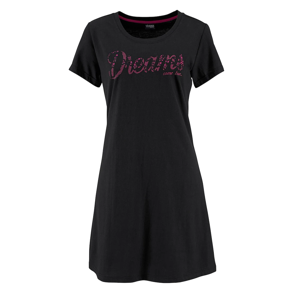 Vivance Dreams Sleepshirt (2er-Pack) mit Print in Spitzenoptik kaufen Tägliche Deals